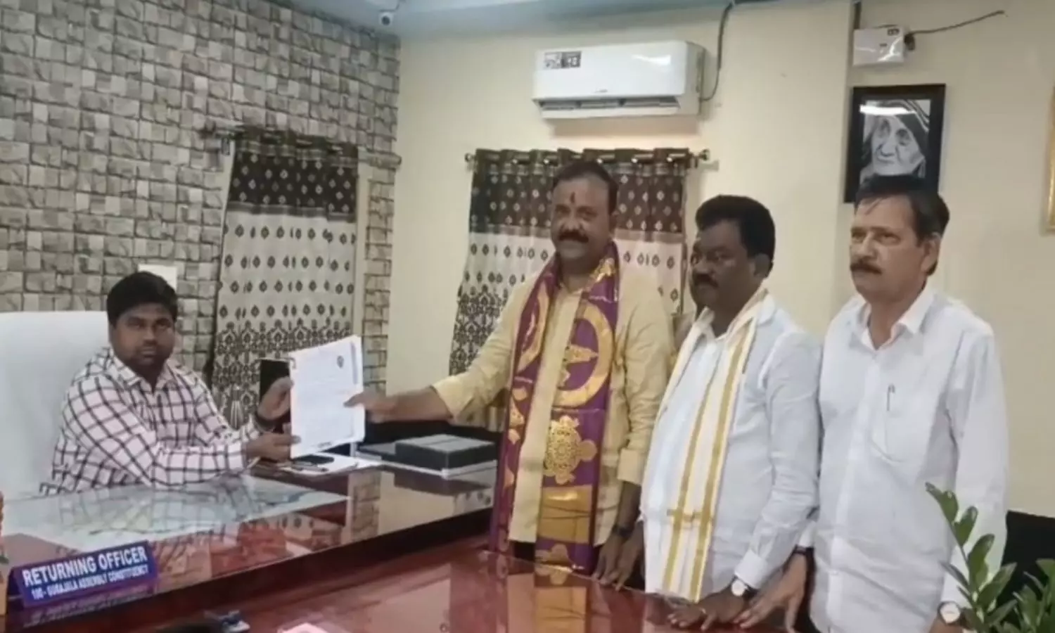Nomination Of Yarapathineni Srinivas Rao As TDP Candidate For Gurazala Constituency