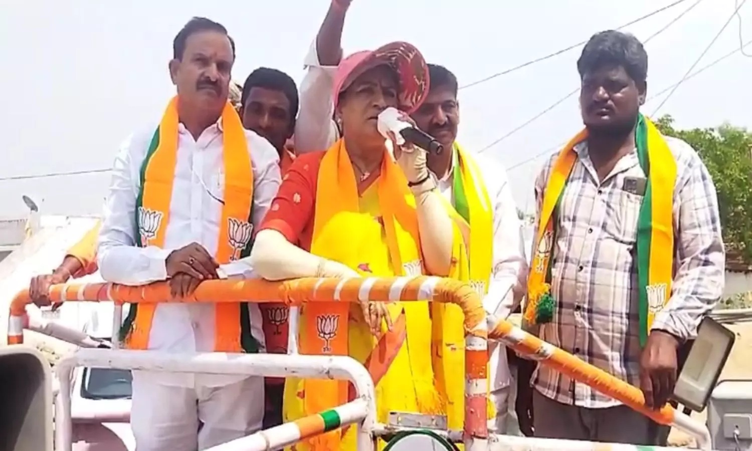 Election Campaign Of BJP MP Candidate DK Aruna In Narayanpet