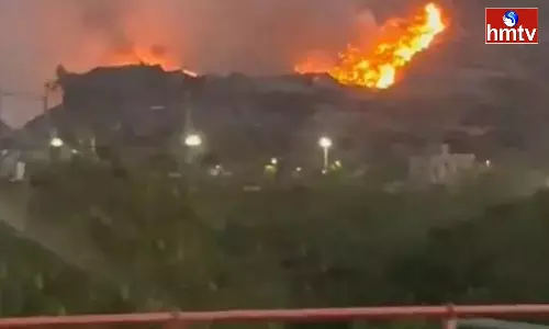 Fire breaks out at Delhi Ghazipur landfill site