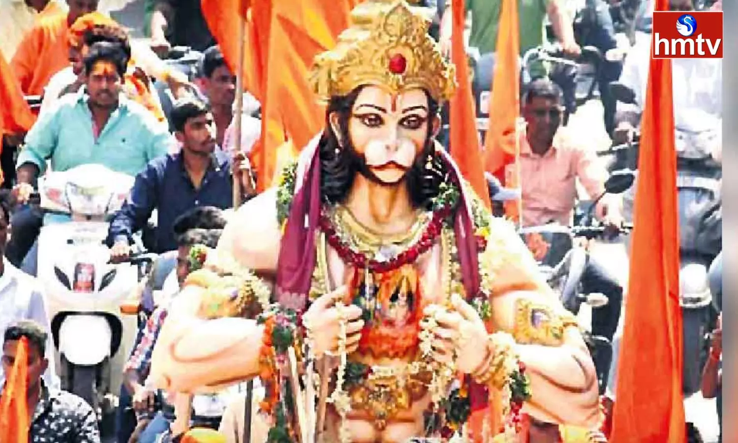 Shobha yatra in Hyderabad on the occasion of Hanuman Jayanti