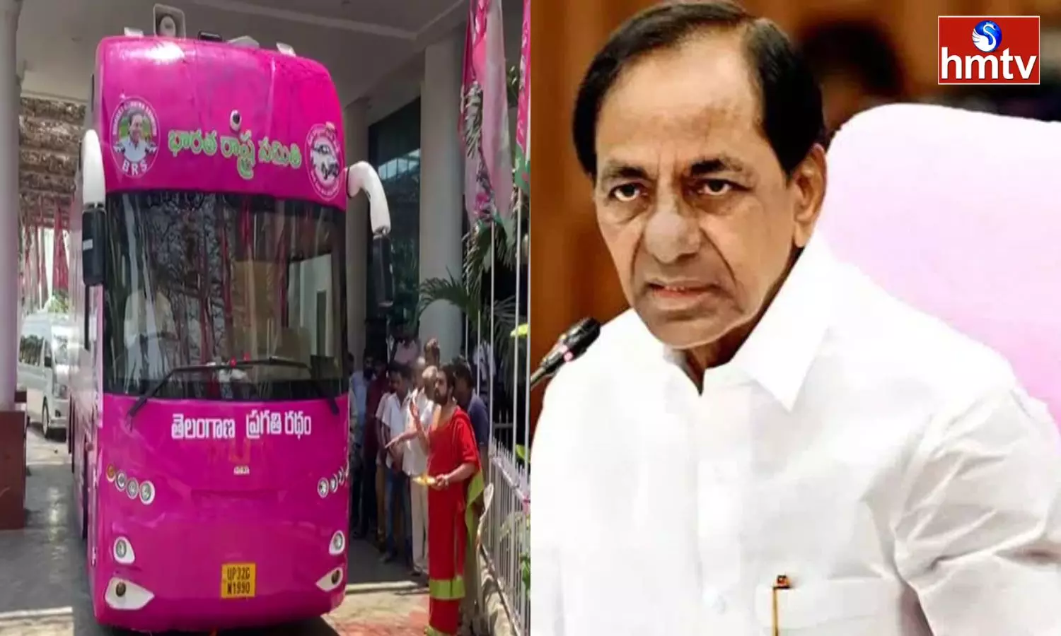 Everything Is Ready For KCR Bus Yatra