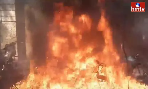 Massive Fire Accident In Jubilee Hills