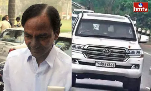 KCR Convoy Accident In Nalgonda KCR Convoy Accident In Nalgonda