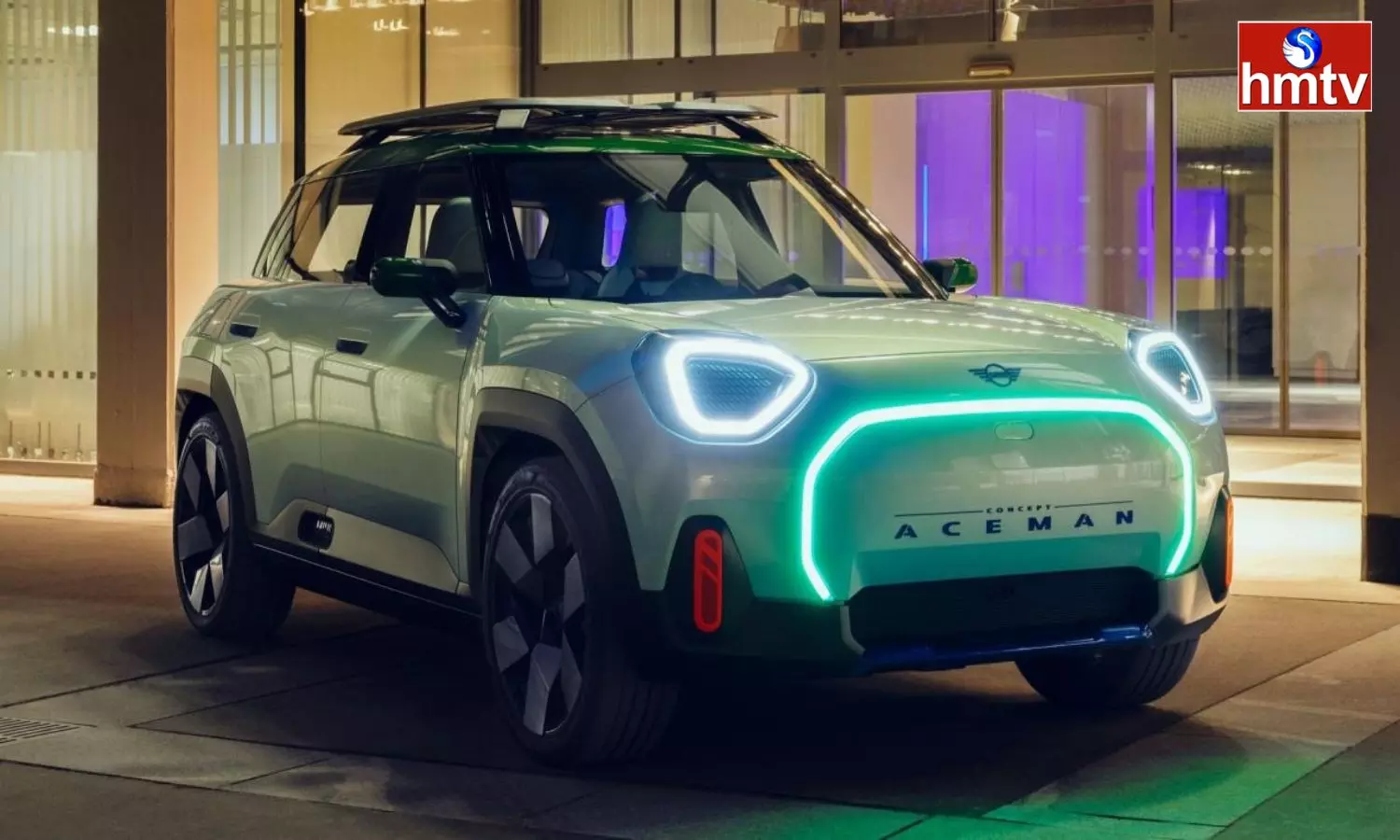 BMW New Electric Car Mini Aceman Ev Revealed Check Price And Features In Telugu