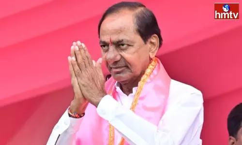 KCR Ongoing Bus Tour In Telangana KCR Ongoing Bus Tour In Telangana