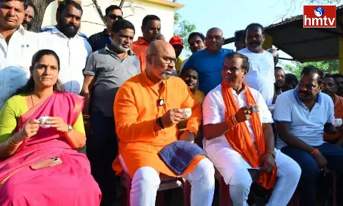 BJP Chai Pe Charcha At Nizamabad Polytechnic Ground