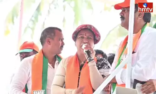 DK Aruna Is Campaigning Vigorously