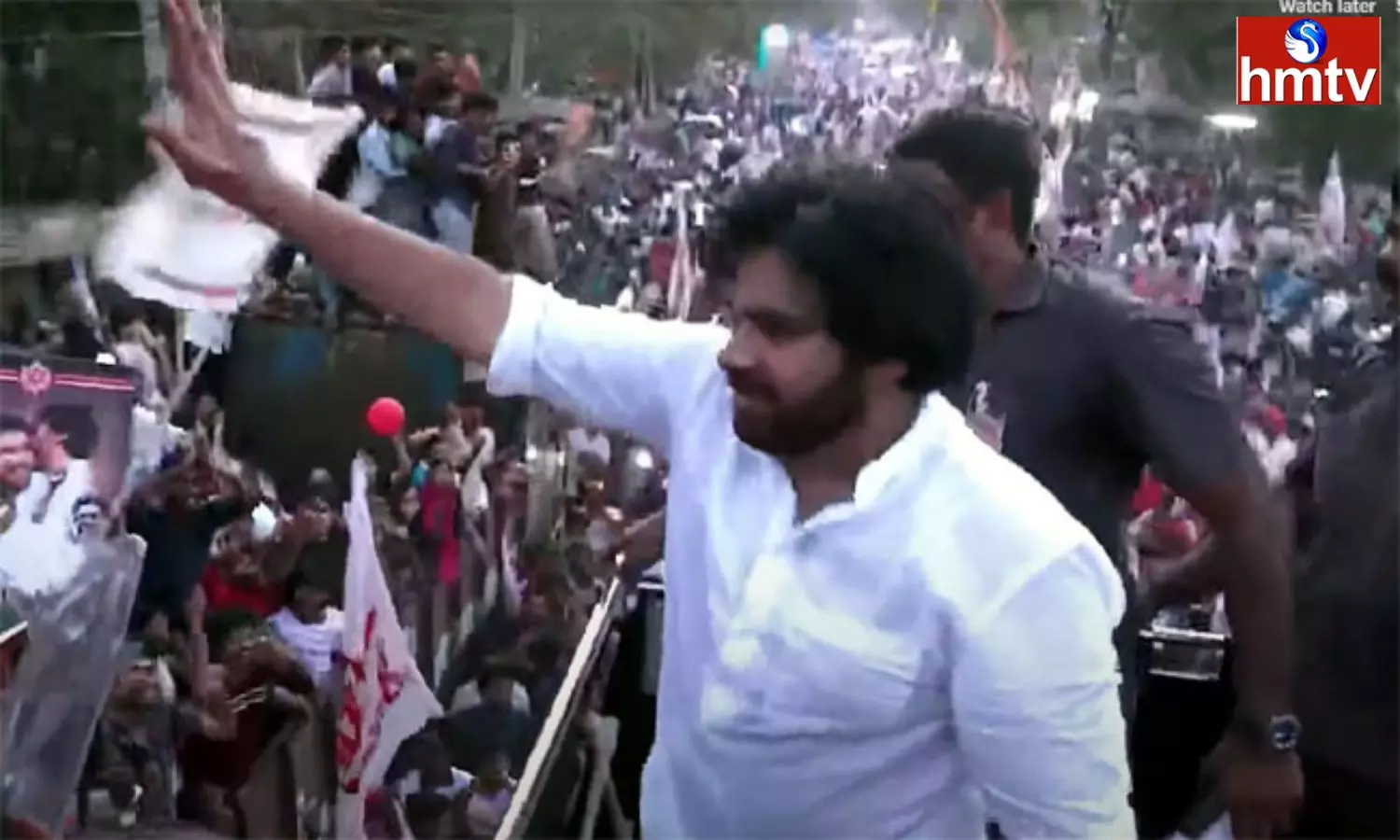 Janasenani Pawan Kalyan Road Show In Pithapuram Constituency