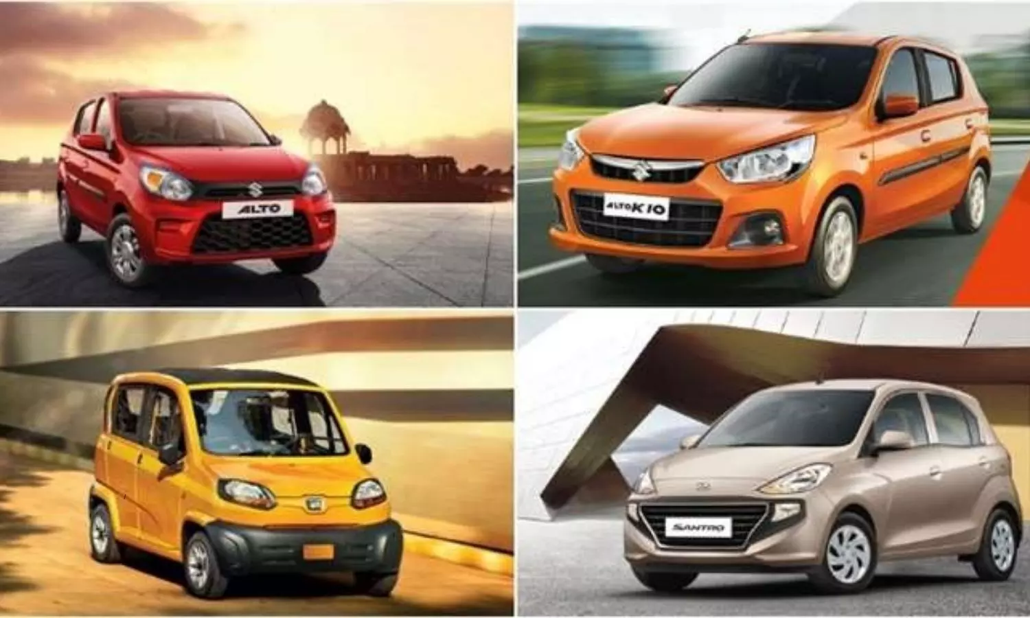 From Maruti Alto K10 To  Bajaj Qute These Best Cars Under 4 Lakh Rupees Price