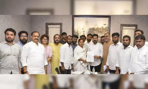 Rohit Vemula Mother Radhika Meets CM Revanth Reddy