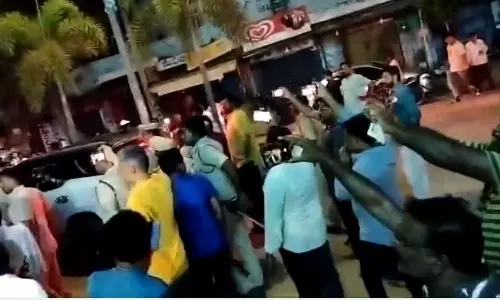 Tension in Rajampet of Kadapa district