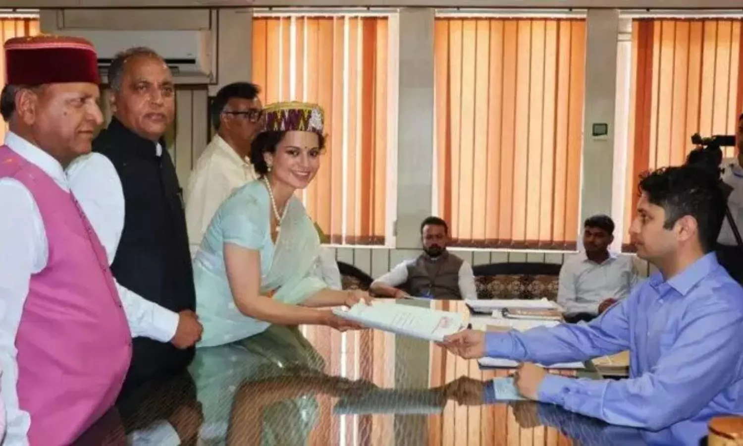 Kangana Has Filed Nomination For Mandi Lok Sabha Seat