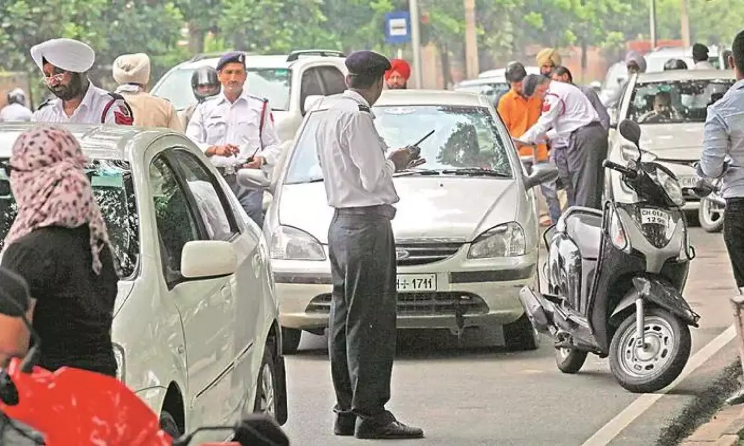 Traffic restrictions in Hyderabad