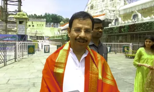 Telangana RTC MD Sajjanar visited Tirumala