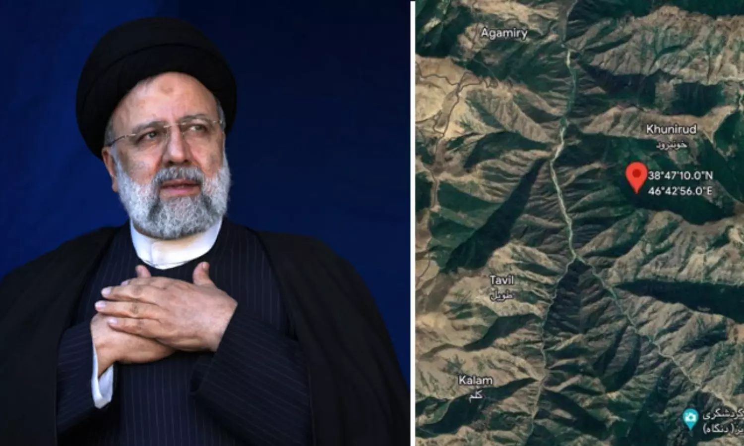 Iranian Military Locates Crash Site Of President Ebrahim Raisis Helicopter