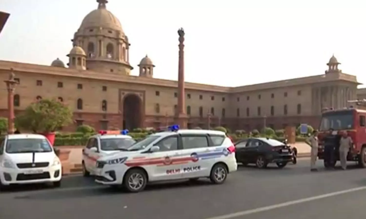 Bomb Threat Email To North Block Security Officials Conduct Searches