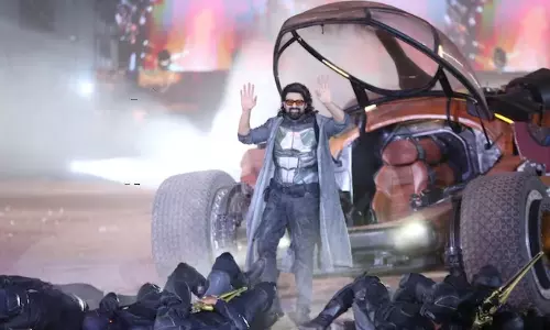 Hero Prabhas Made Intresting Comments About Nag Ashwin at Kalki 2898 AD Event