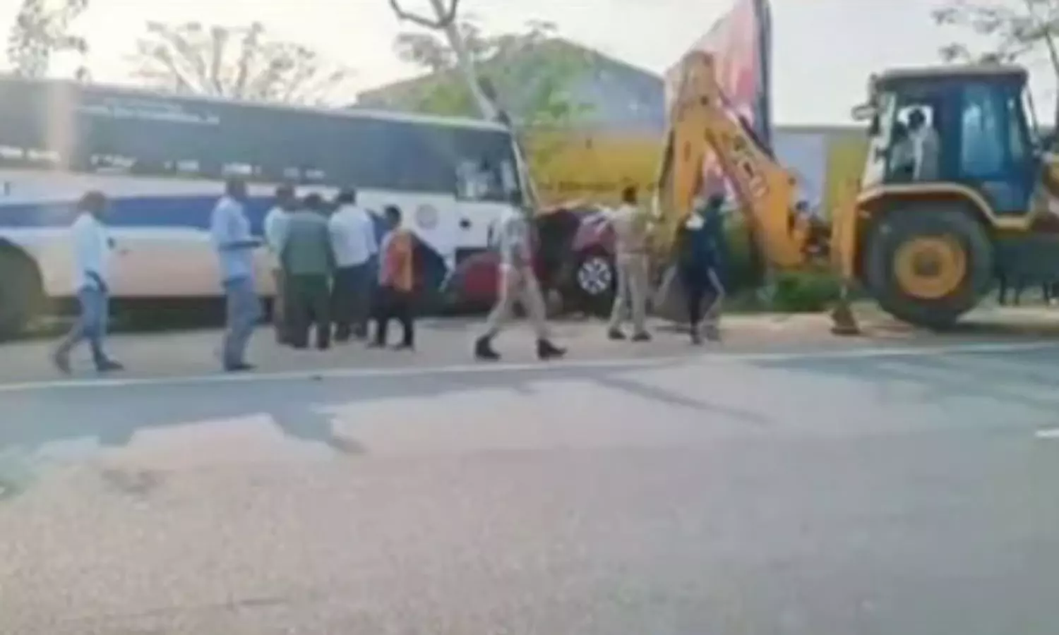 Road Accident In Srisailam Hyderabad Highway