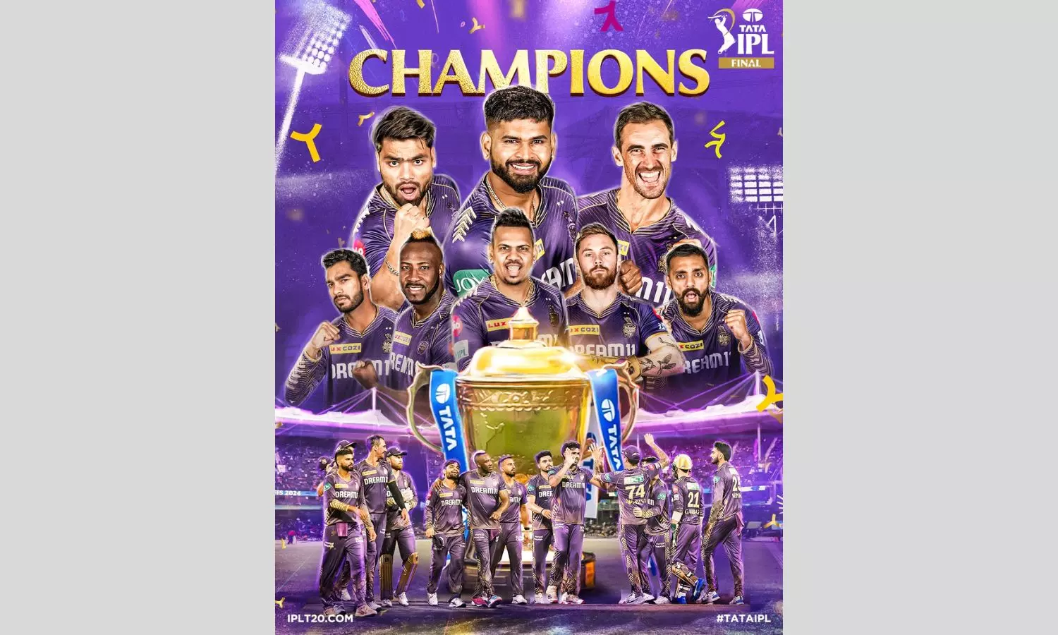 KKR vs SRH: ఫైనల్లో చిత్తుగా ఓడిన హైదరాబాద్.. మూడోసారి ఛాంపియన్‌గా కోల్‌కతా..