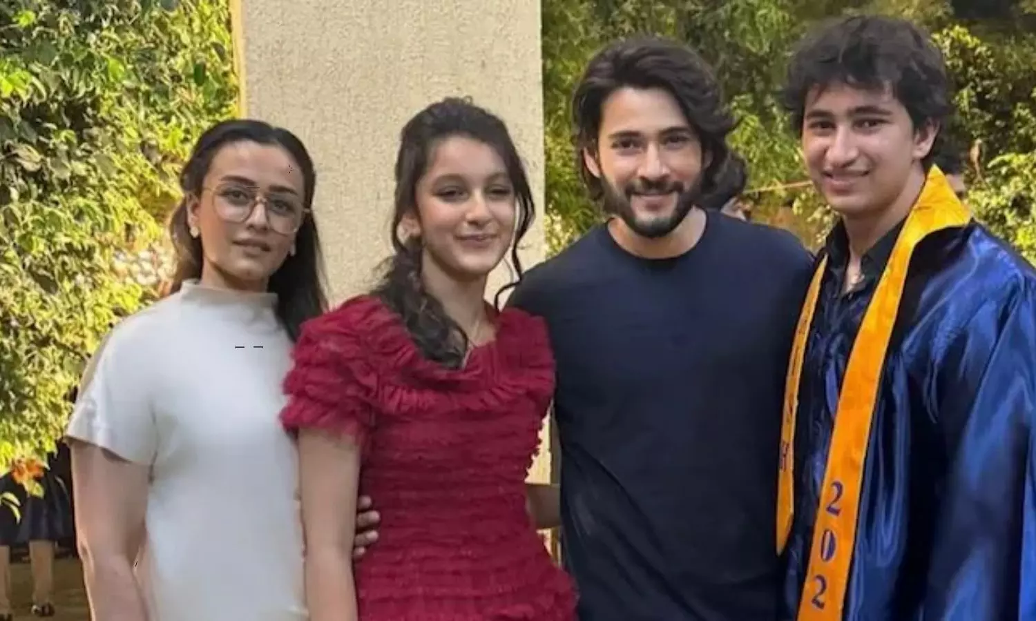 Mahesh Babu And Namrata Shirodkars Son Gautams Graduation Ceremony