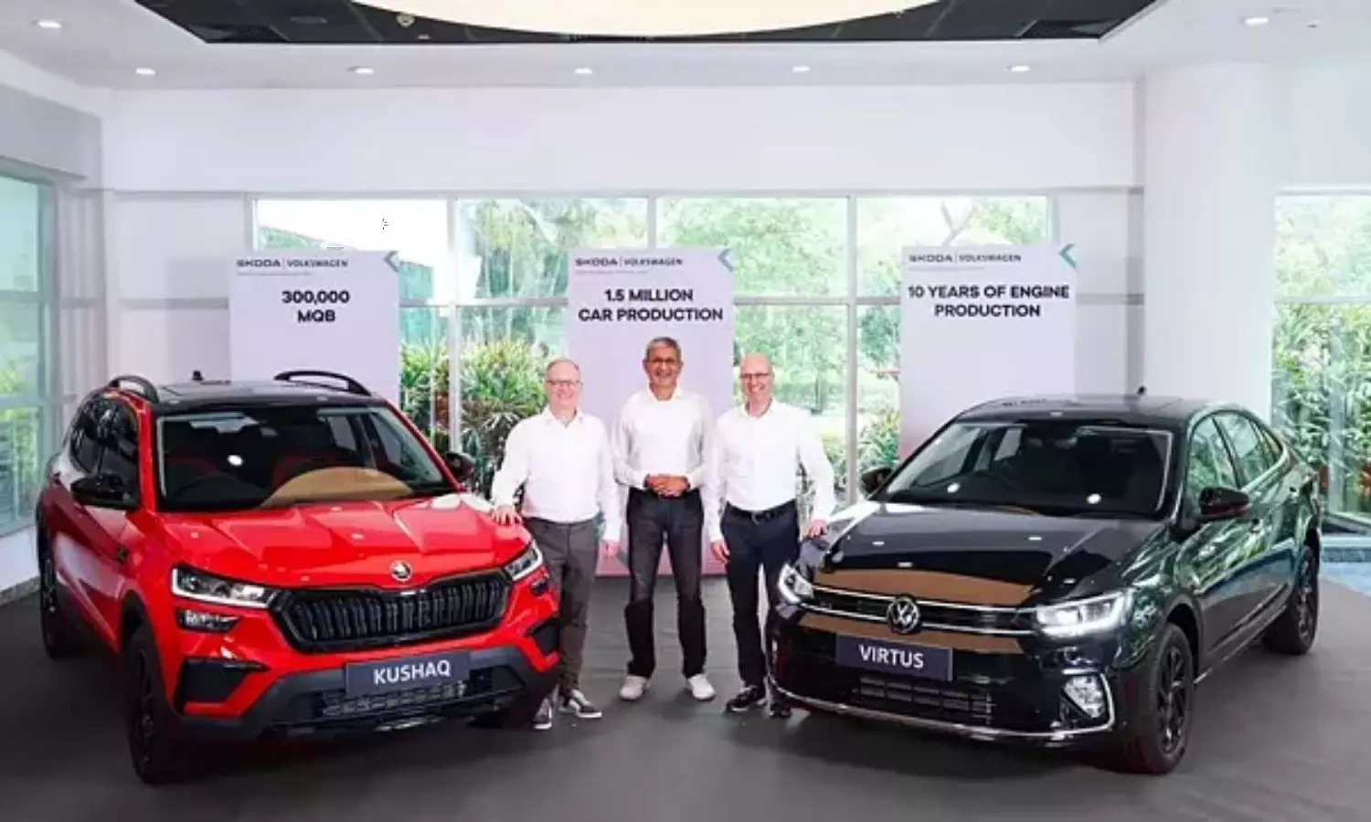 Skoda Volkswagen Made 15 Lakh Units Production in India