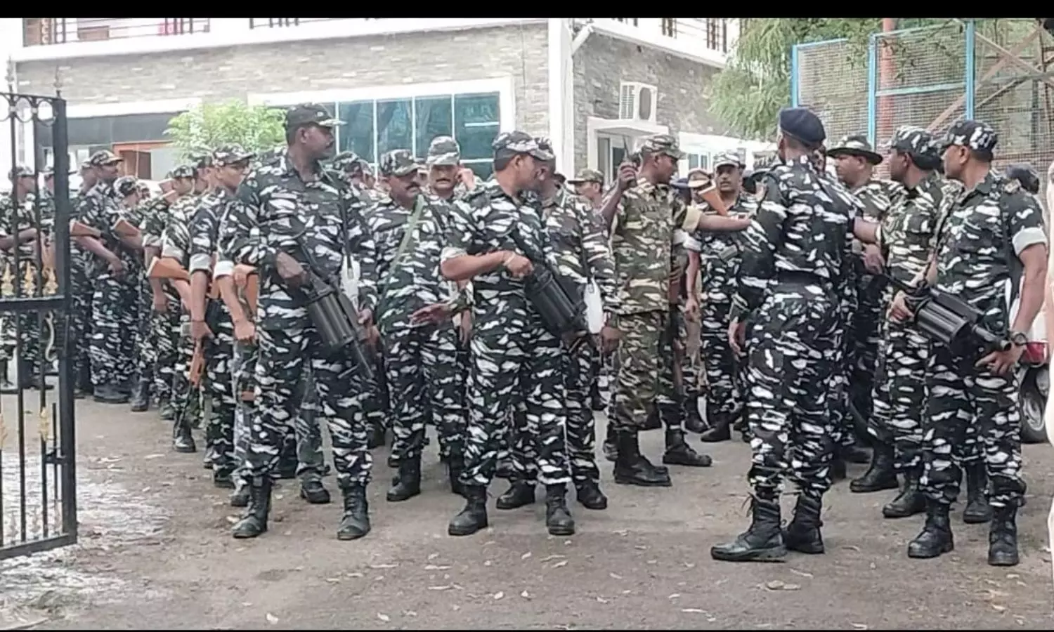 Heavy Security In Tadipatri Of Anantapur District