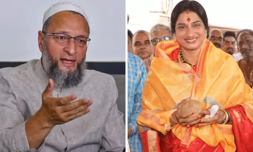 All Eyes Now on Madhavi Latha vs Asaduddin Owaisi All Eyes Now on Madhavi Latha vs Asaduddin Owaisi