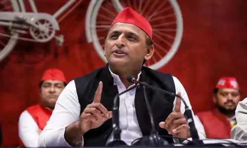 The exit polls were given in favor of the BJP for the sake of the stock market Says Akhilesh Yadav The exit polls were given in favor of the BJP for the sake of the stock market Says Akhilesh Yadav