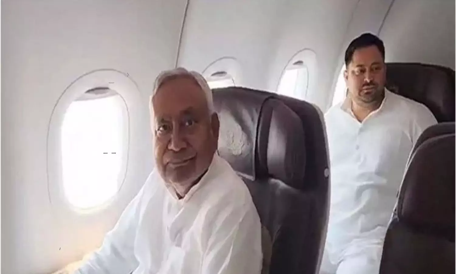 Nitish Kumar, Tejashwi Yadav Head for Delhi in Same Flight