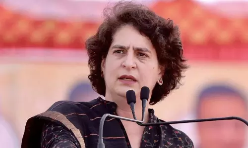 Priyanka Gandhi expressed happiness over the Lok Sabha election results Priyanka Gandhi expressed happiness over the Lok Sabha election results