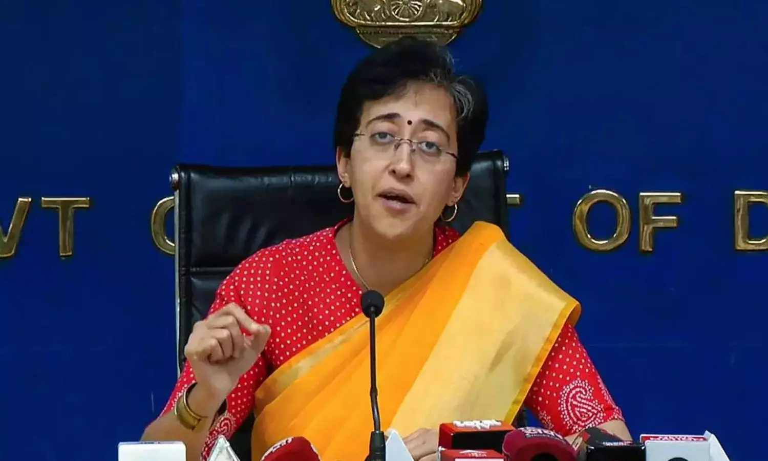 Haryana is conspiring against the people of Delhi Says Atishi Marlena