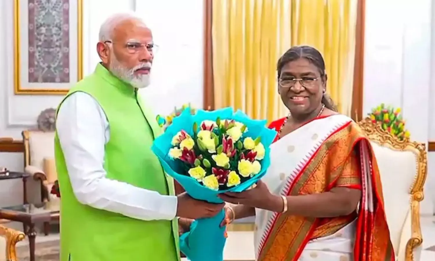 Modi meets President Droupadi Murmu