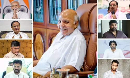 Political and Film Celebrities Mourn Ramoji Raos Death Political and Film Celebrities Mourn Ramoji Raos Death