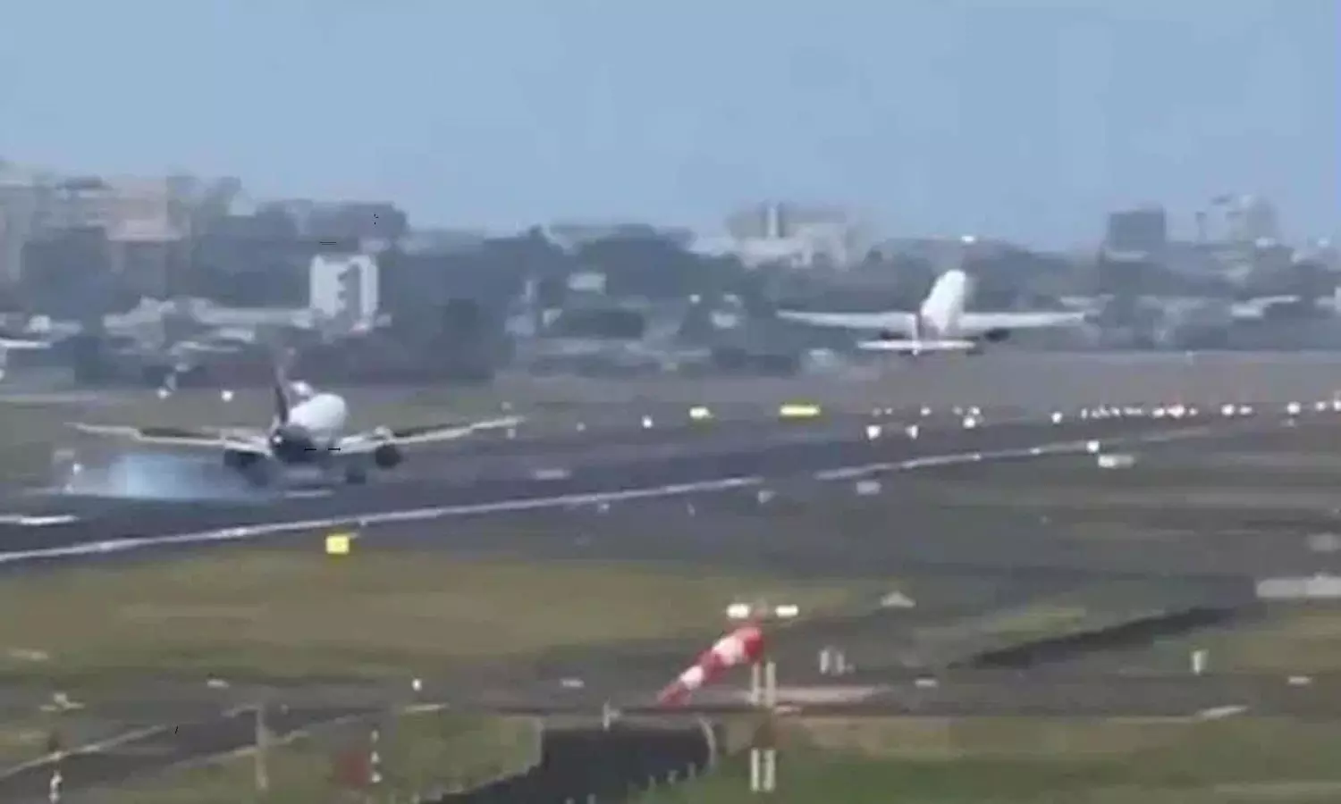 A near miss at Mumbai airport