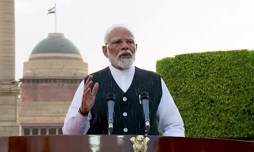 Modi took oath as Prime Minister today Modi took oath as Prime Minister today