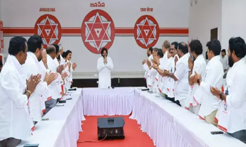 Pawan Kalyan Elected as Janasena Legislative Party Leader Pawan Kalyan Elected as Janasena Legislative Party Leader