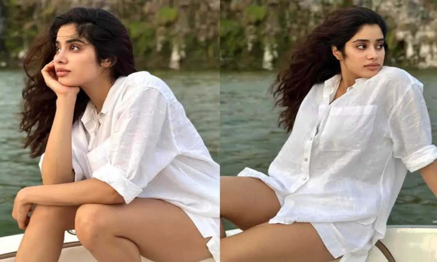 Bollywood actress janhvi kapoor assets in telugu