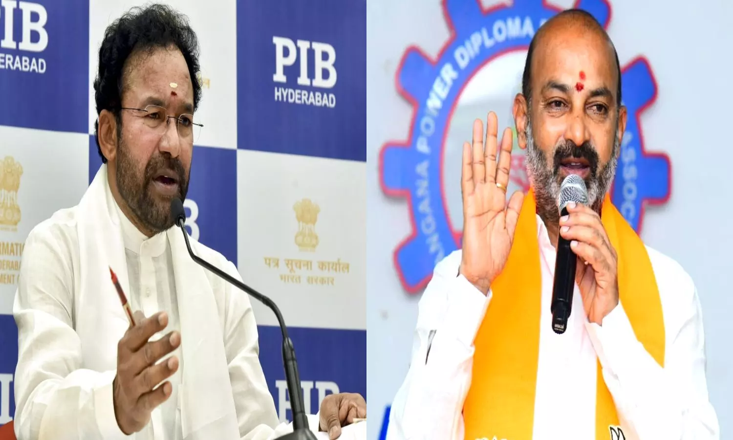 Kishan Reddy and Bandi Sanjay will take office today