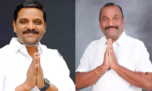 Teenmar Mallanna And Naveen Kumar Reddy Take Oath As Mlcs