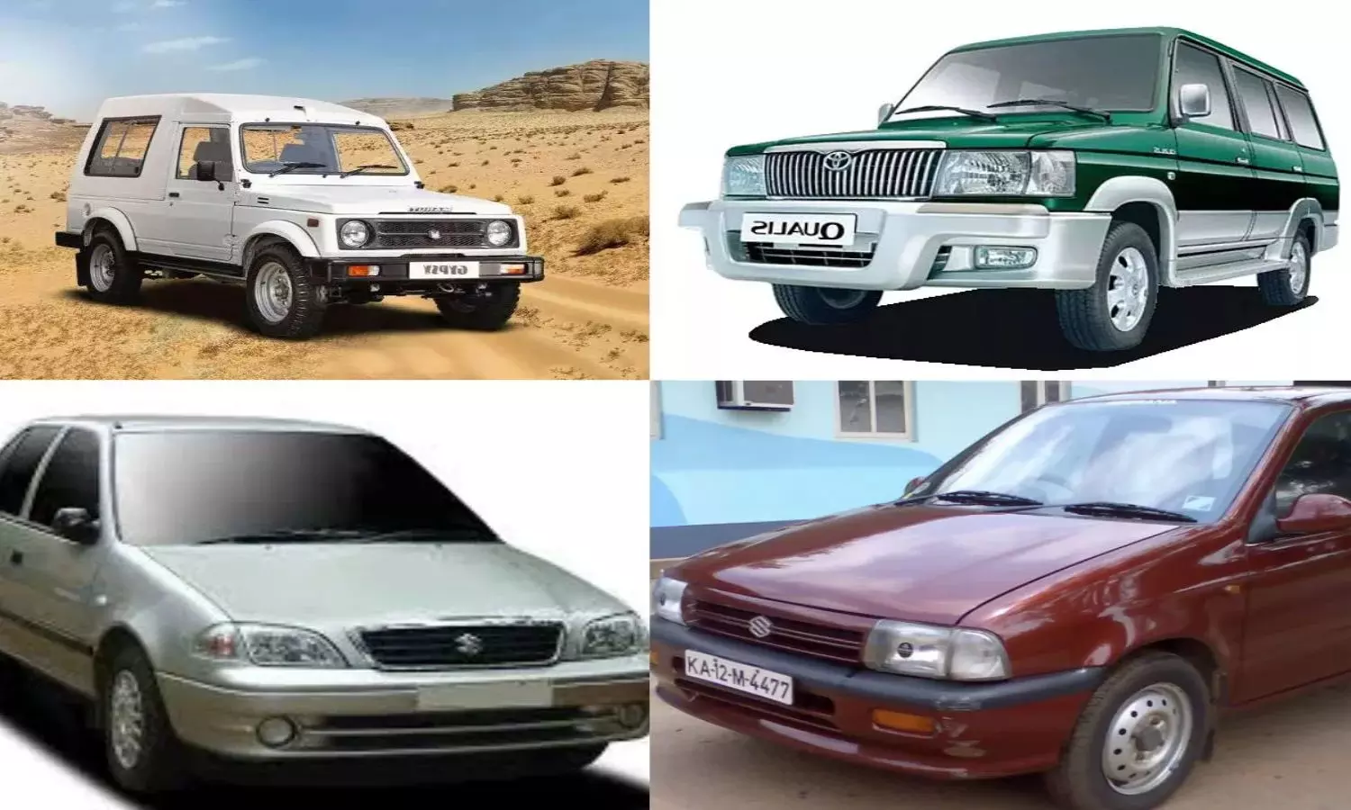 Maruti 800 to Toyota Qualis and Maruti zen these forgotten cars from Indian market