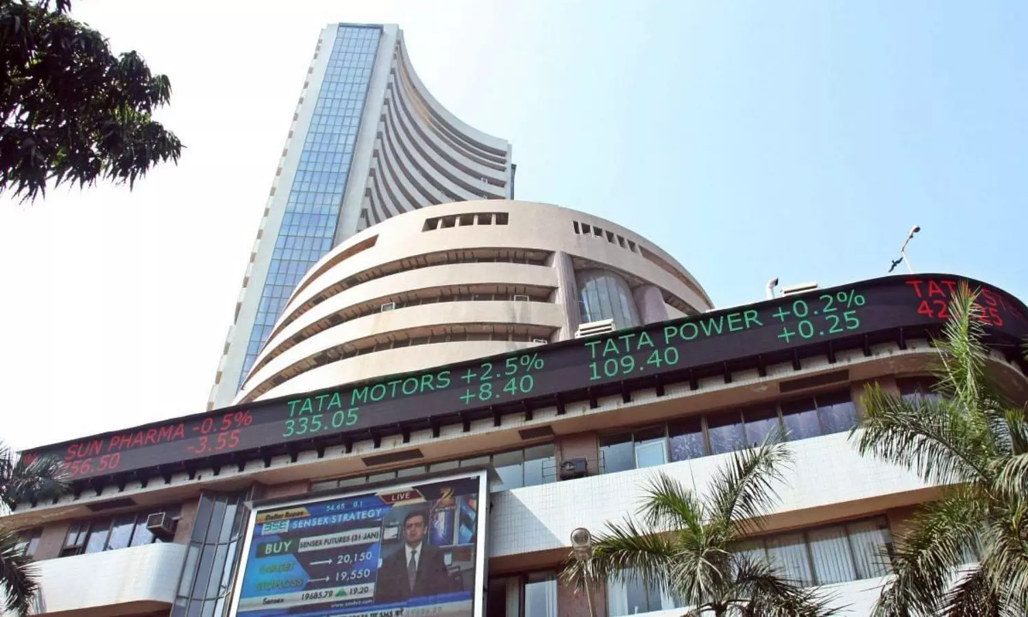 Domestic stock market indices ended in gains