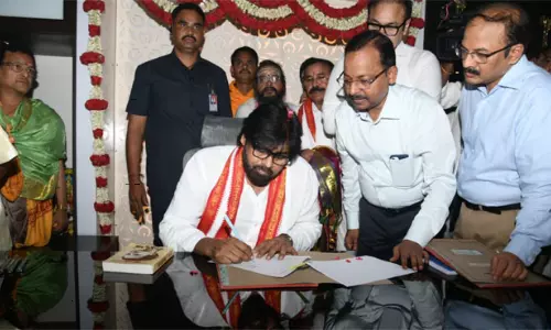 Pawan Kalyan Take Charge as Deputy CM Pawan Kalyan Take Charge as Deputy CM