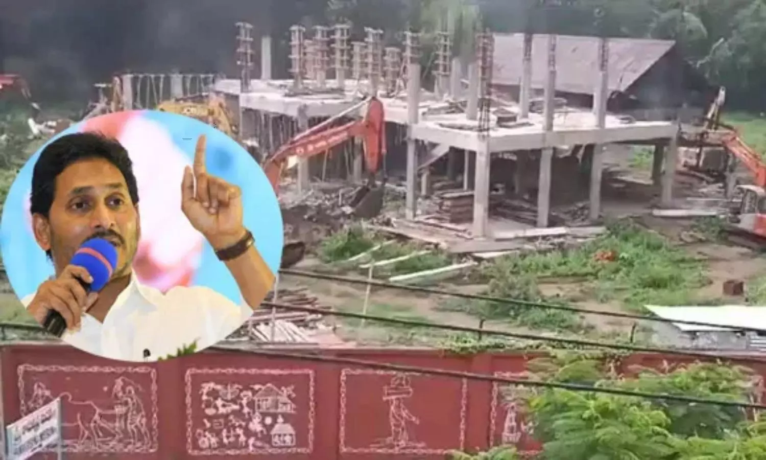 YS Jagan Tweets and Condemns Over YSRCP Office Demolished