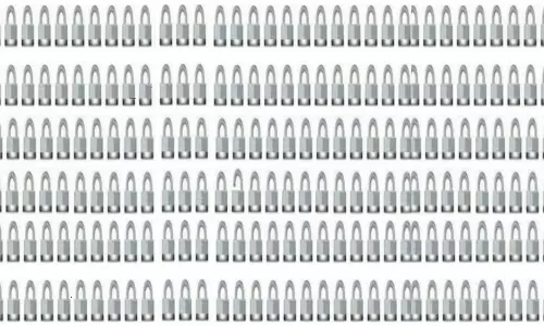 Can you find there is a open lock among these closed locks, Optical illusion Can you find there is a open lock among these closed locks, Optical illusion