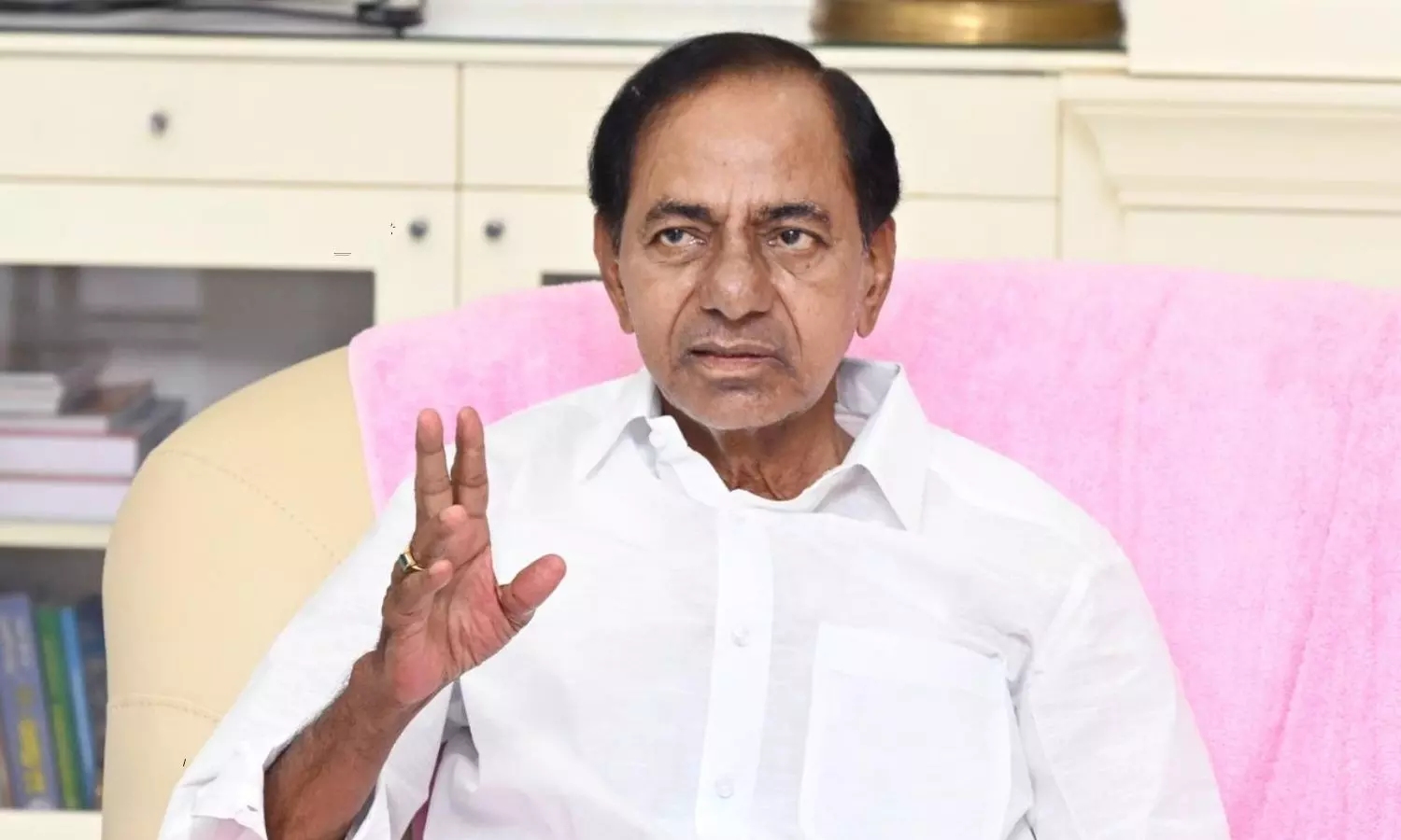 BRS chief KCR meet with BRS leaders