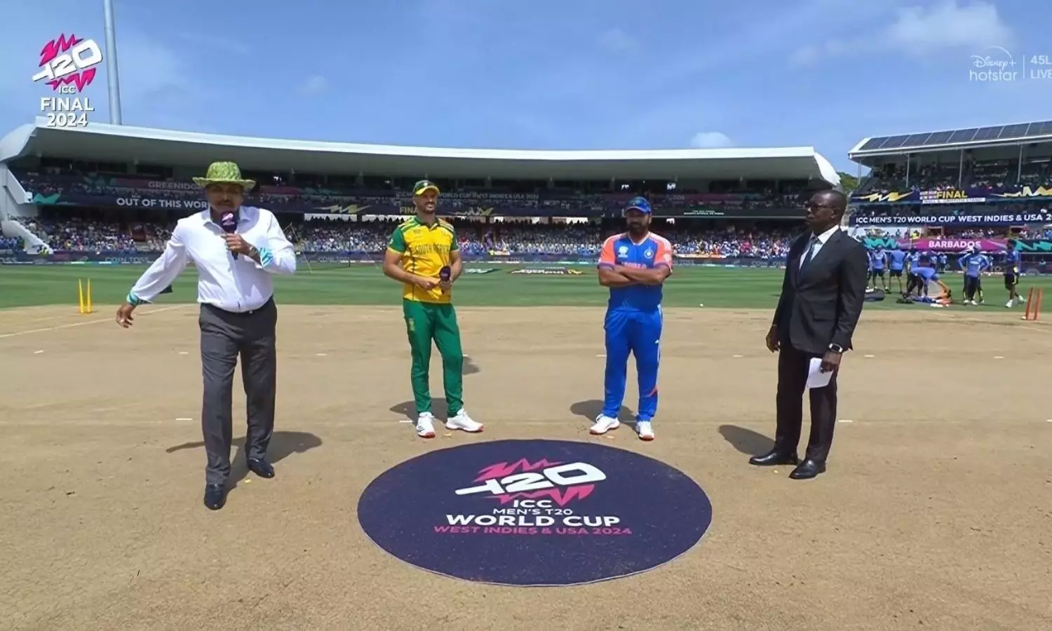 Indian skipper Rohit sharma wins the toss and opted to bat against South Africa check palying xi