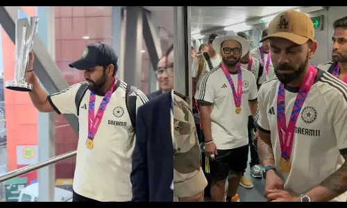 Indian cricket team: విశ్వవిజేతలకు గ్రాండ్ వెల్కమ్..ప్రధాని మోదీని కలవనున్న టీమిండియా ఆటగాళ్లు Indian cricket team: విశ్వవిజేతలకు గ్రాండ్ వెల్కమ్..ప్రధాని మోదీని కలవనున్న టీమిండియా ఆటగాళ్లు