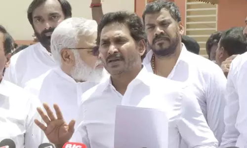 YS Jagan Press Meet at Nellore Central Jail After Meeting Pinnelli Ramakrishna Reddy YS Jagan Press Meet at Nellore Central Jail After Meeting Pinnelli Ramakrishna Reddy
