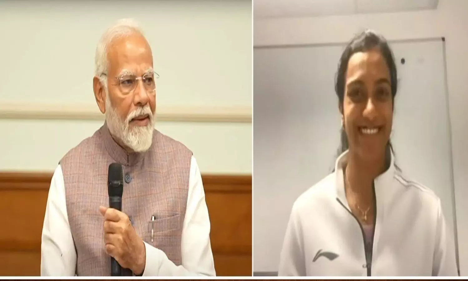 PM Modi Speaks To PV Sindhu Among Other Paris Olympics Indian Athletes