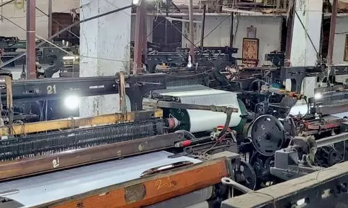Employment of workers in Sircilla Textile Park is decreasing